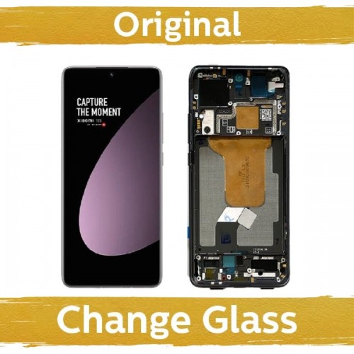 LCD ekranas suderinamas su Xiaomi 12 (12S / 12X) su rėmeliu / pilkas / (Renewed: China)