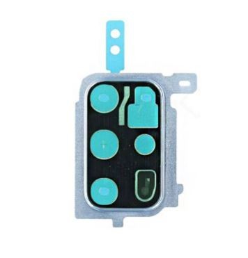 Samsung G985/G986 S20 Plus kameros stikliukas su rėmeliu Cloud Blue ORG