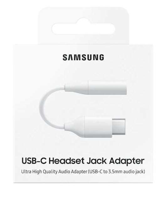 Audio adapteris originalus Samsung iš "Type-C" į 3,5mm (EE-UC10JUWEGWW) (service pack) pakuotėje