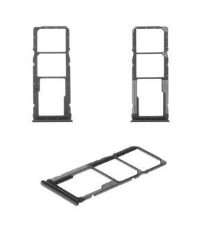 SIM kortelės laikiklis Xiaomi Redmi Note 8/Redmi Note 8 2021 Space Black ORG