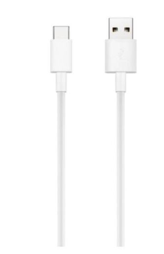USB kabelis ORG Huawei AP71 SuperCharge 5A type-C baltas (1M)