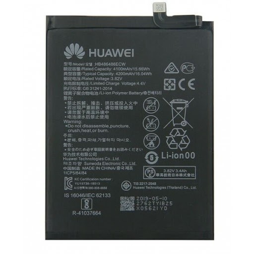 Akumuliatorius originalus Huawei P30 Pro/Mate 20 Pro 4100mAh HB486486ECW (service pack)