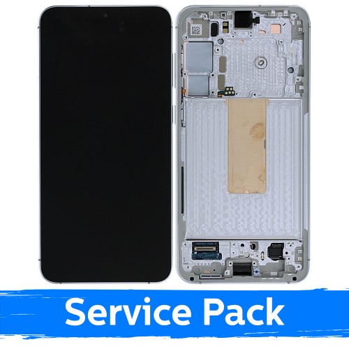 LCD ekranas suderinamas su Samsung S916 S23 Plus su rėmeliu / Lime / (Service Pack)