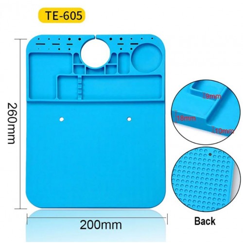 Silikoninis termostabilus kilimėlis "TE-605" / 20cm x 26cm