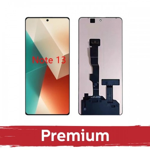 LCD ekranas suderinamas su Xiaomi Redmi Note 13 4G juodas OEM
