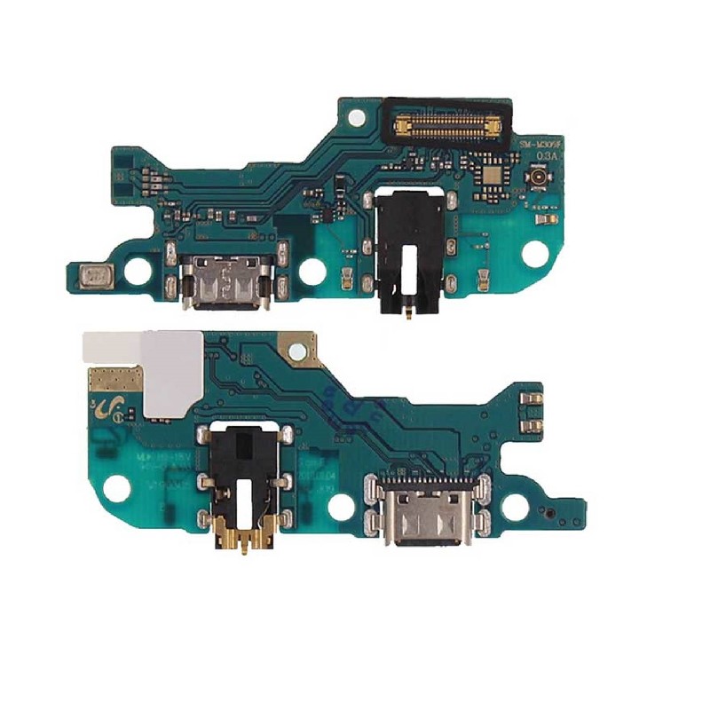 Lanksčioji jungtis Samsung M307 M30S 2019 su įkrovimo kontaktu, mikrofonu, ausinių lizdu ORG