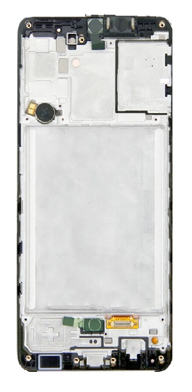 Ekranas Samsung A315 A31 2020 su lietimui jautriu stikliuku ir rėmeliu Black originalus (service pack)