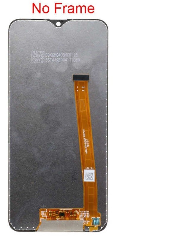 Ekranas Samsung A202 A20e 2019 su lietimui jautriu stikliuku Black originalus