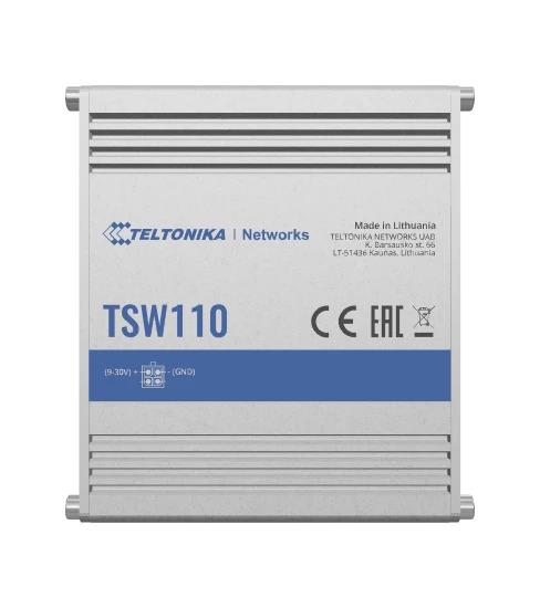 Komutatorius TELTONIKA TSW110 L2 5 prievadų Gigabit PoE
