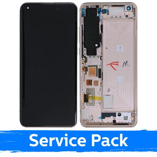 LCD ekranas suderinamas su Xiaomi 13 Ultra su rėmeliu / Olive Green / (Service Pack)