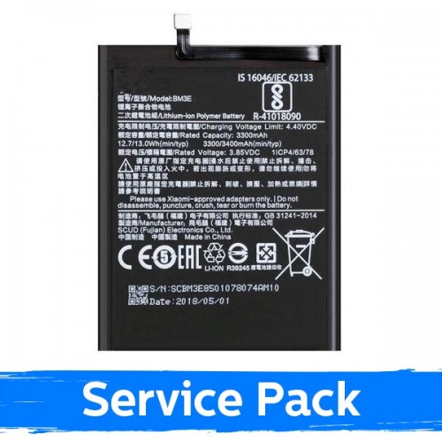 Baterija suderinama su Xiaomi Mi 8 3400mAh BM3E (Service Pack)