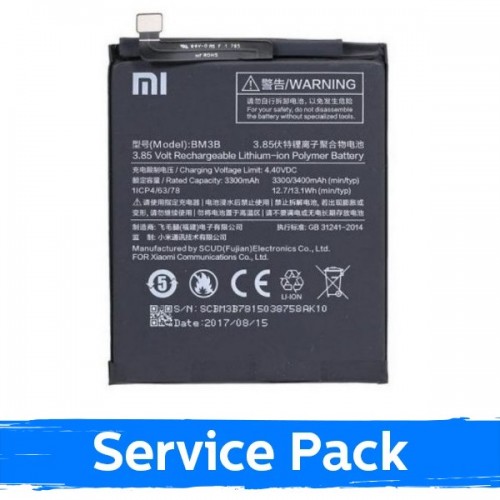 Baterija suderinama su Xiaomi Mi Mix 2 / 2S 3400mAh BM3B (Service Pack)