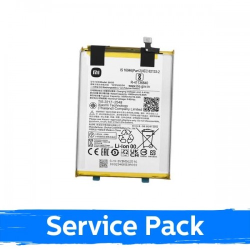 Baterija suderinama su Xiaomi Redmi 9A / 9C / 10A / Redmi A1 (A1+) / Redmi A2 / Poco C51 BN56 (Service Pack)