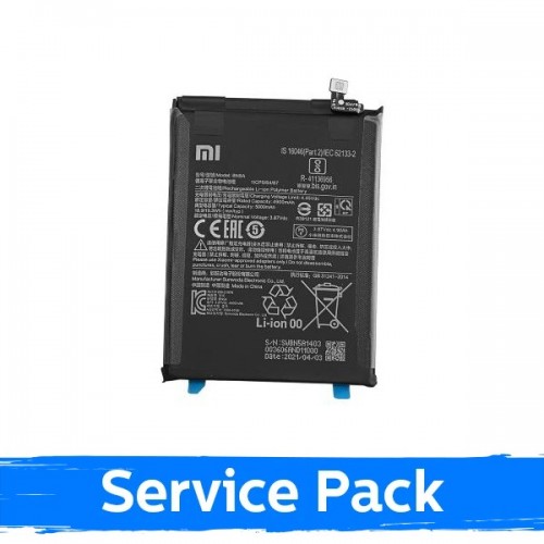 Baterija suderinama su Xiaomi Redmi Note 10 5G / M3 Pro 5G / Redmi 10 / Redmi 10 2022 BN5A (Service Pack)