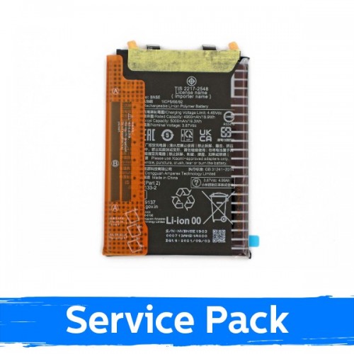 Baterija suderinama su Xiaomi Redmi Note 11 Pro / Note 12 Pro 4G / Poco X4 Pro 5G BN5E (Service Pack)