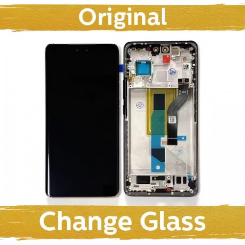 LCD ekranas suderinamas su Xiaomi 13 Lite su rėmeliu / šviesiai rožinis / (Atnaujinta: Kinija)