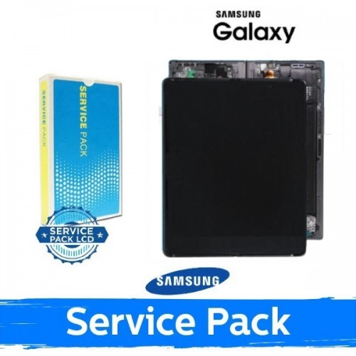 LCD ekranas suderinamas su Samsung F956 Z Fold6 su rėmeliu / baltas / (Service Pack)
