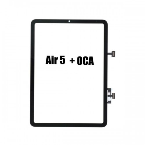 Jutiklinis ekranas suderinamas su "Pro+" Apple iPad Air 5 (2022) / juodas / stiklas + OCA XH 250um