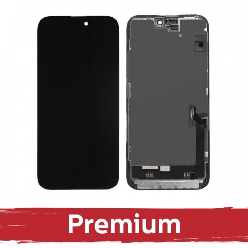 LCD ekranas suderinamas su iPhone 15 Plus juodas (INCELL / Premium) /*Removable IC*/