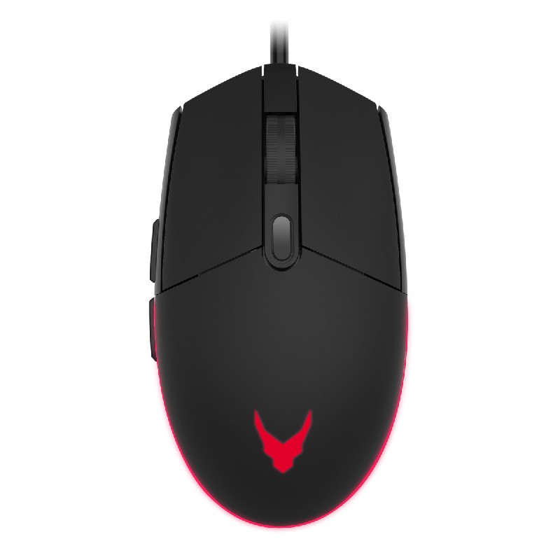 Pelė VARR Gaming laidinė + kilimėlis (295x210x2mm) juodos spalvos