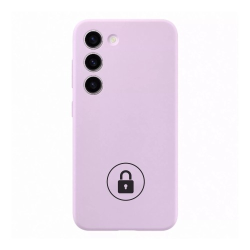 Telefono Dėklas "Silicone Cover" Samsung S918 S23 Ultra / Levandų / pakuotėje