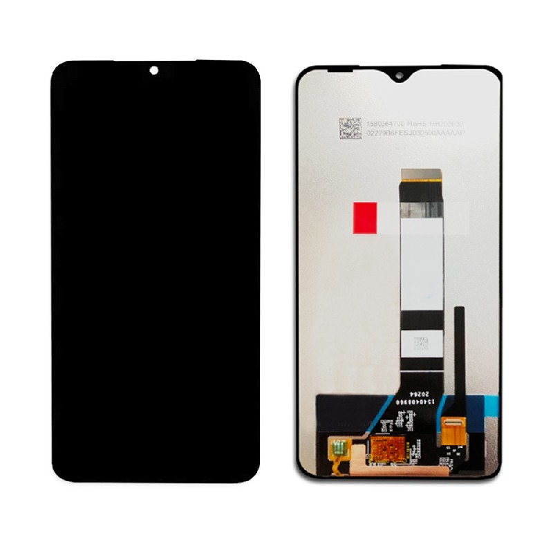 Ekranas Xiaomi Redmi 9T/Redmi Note 9 4G 2021/Poco M3 su lietimui jautriu stikliuku Black ORG