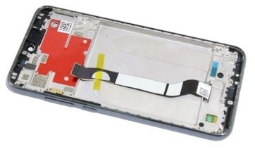 Ekranas Xiaomi Redmi Note 8T su lietimui jautriu stikliuku ir rėmeliu White originalus (service pack)