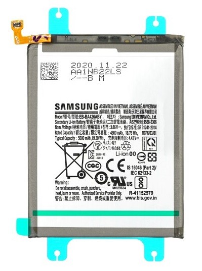Akumuliatorius originalus Samsung A326/A426/A725/A726/M225/M325 5000mAh EB-BA426ABY (service pack)