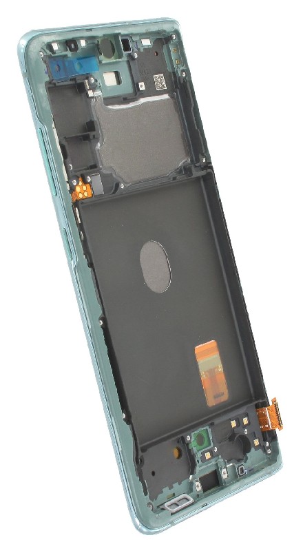 Ekranas Samsung G780/G781 S20 FE su lietimui jautriu stikliuku ir rėmeliu Cloud Mint originalus (service pack)