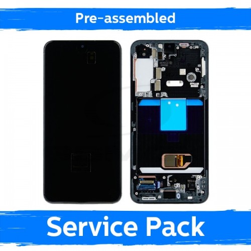 LCD ekranas suderinamas su Samsung S901 S22 su rėmeliu / Pink Gold / (Iš anksto surinktas Service Pack)