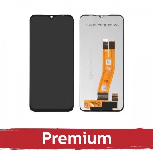 LCD ekranas suderinamas su Samsung A146B A14 5G / A145F A14 4G juodas OEM