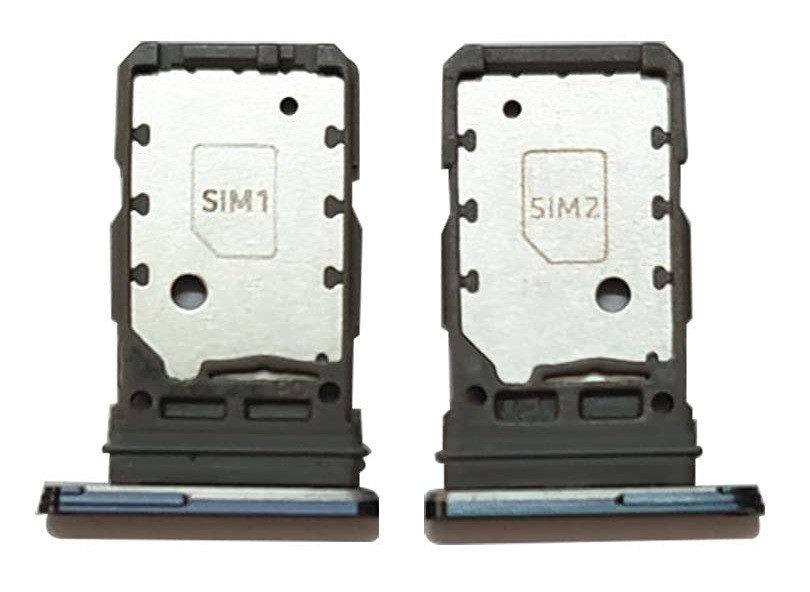 SIM kortelės laikiklis Samsung G998 S21 Ultra 5G Phantom Black originalus (service pack)