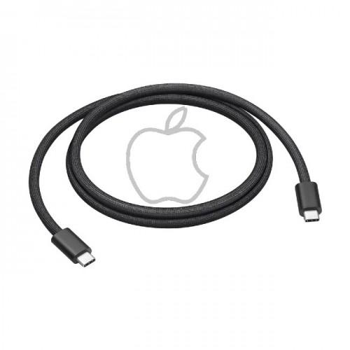 USB laidas Apple "Woven" MQKJ3ZM/A (A2795) juodas 100cm "Type-C / Type-C" / 100% originalus /