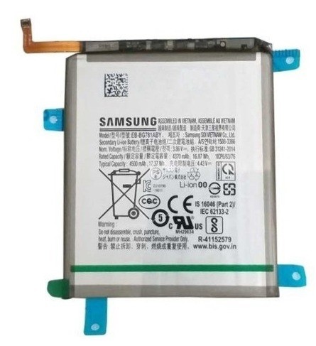 Akumuliatorius originalus Samsung A525/A526/A528/G780/G781 A52 4G/A52 5G/A52s/S20 FE/S20 FE 5G 4500mAh EB-BG781ABY (service pack)