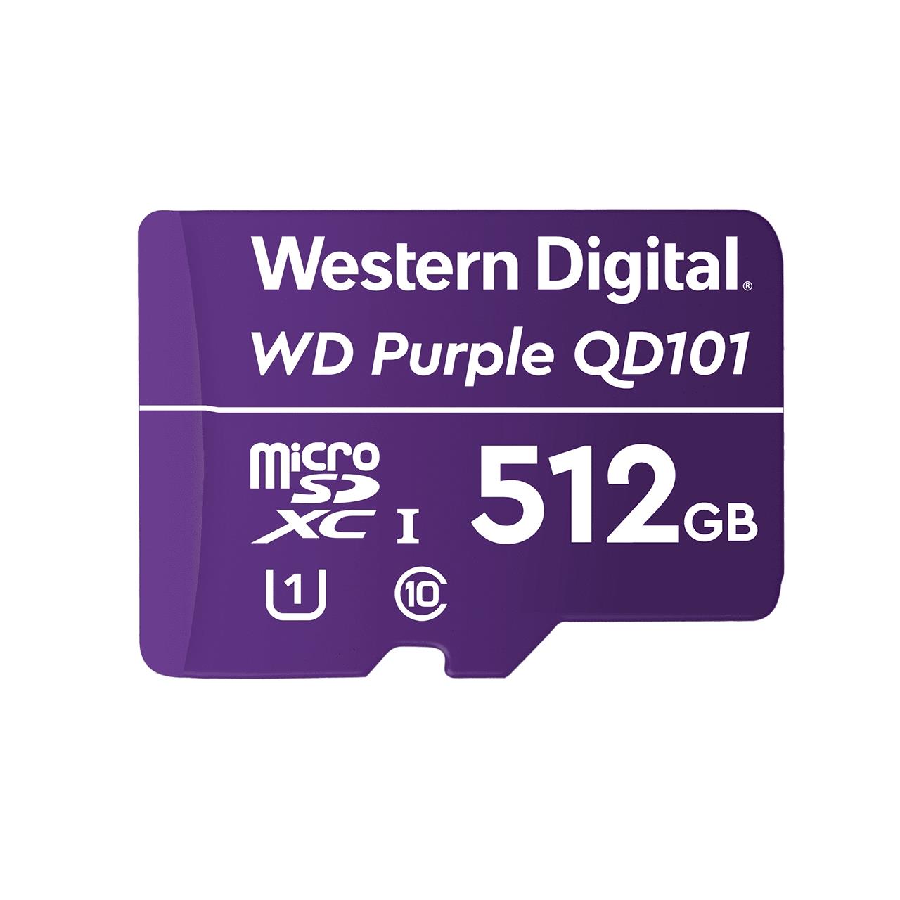 Western Digital WD Purple SC QD101 512 GB MicroSDXC Klasės 10