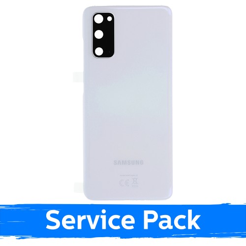 Galinis dangtelis suderinamas su Samsung G980 (G981) S20 / Cloud White / (Service Pack)