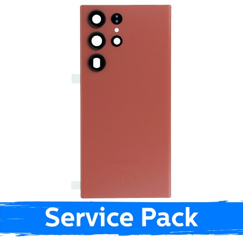Galinis dangtelis suderinamas su Samsung S918 S23 Ultra / Raudonas / (Service Pack)