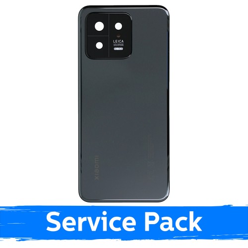Galinis dangtelis suderinamas su Xiaomi 13 / Juodas / (Service Pack)