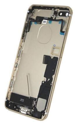 Galinis dangtelis iPhone 7 Plus Gold pilnas su šleifais originalus (used Grade C)