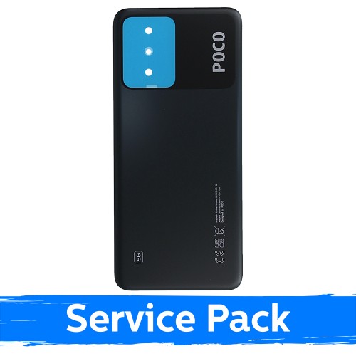 Galinis dangtelis suderinamas su Xiaomi Poco X5 5G / Jaguar Black / (Service Pack)