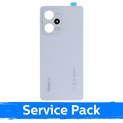 Galinis dangtelis suderinamas su Xiaomi Redmi Note 12 Pro 5G / Polar White / (Service Pack)