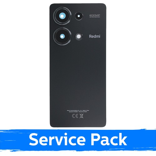 Galinis dangtelis suderinamas su Xiaomi Redmi Note 13 Pro 4G / Midnight Black / (Service Pack)