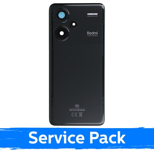Galinis dangtelis suderinamas su Xiaomi Redmi Note 13 Pro+ 5G / Midnight Black / (Service Pack)