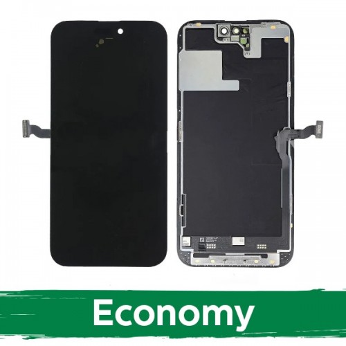 LCD ekranas suderinamas su iPhone 14 Pro Max juodas (INCELL / Economy)