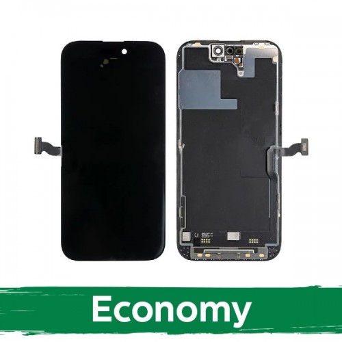 LCD ekranas suderinamas su iPhone 14 Pro juodas (INCELL / Economy)