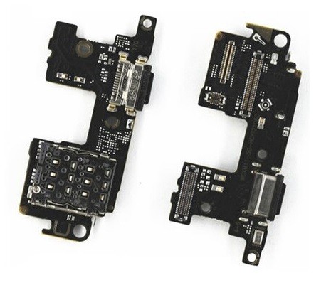 Lanksčioji jungtis Xiaomi Mi 11 su įkrovimo kontaktu ir mikrofonu, SIM kortelės kontaktu naudota ORG