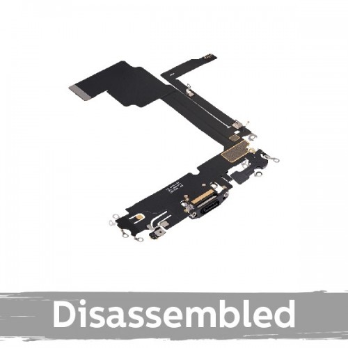 Įkrovimo jungtis suderinamas su iPhone 15 Pro Max su Flex / Baltas Titanium / (100% original / Used)