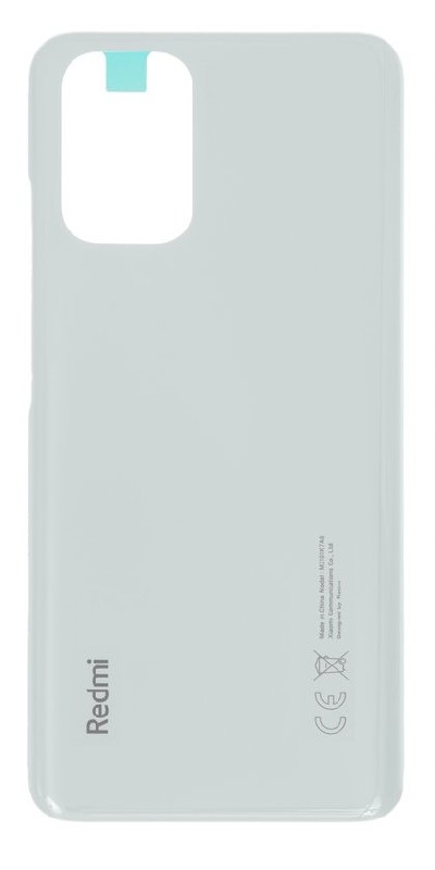 Galinis dangtelis Xiaomi Redmi Note 10 4G Pebble White (M2101K7AI/M2101K7AG) ORG