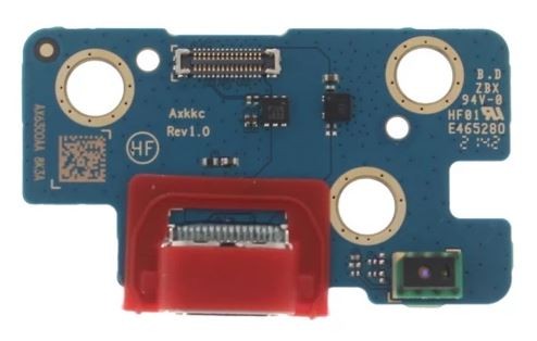 Lanksčioji jungtis Samsung X200/X205 Tab A8 10.5 2021 su įkrovimo kontaktu ir mikrofonu originali (service pack)