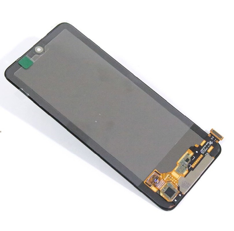 Ekranas Xiaomi Redmi Note 10/Redmi Note 10S/Poco M5s su lietimui jautriu stikliuku Black OLED ORG